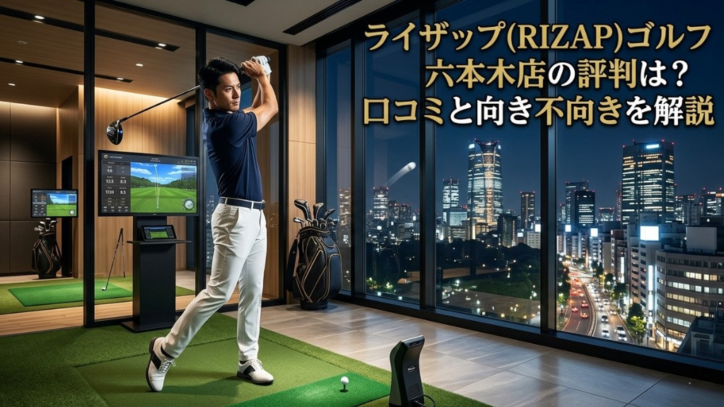 ライザップ(RIZAP)ゴルフ六本木店の評判は？口コミと向き不向きを解説